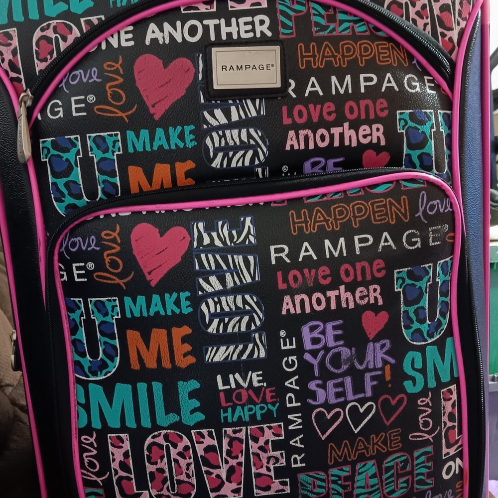 Rampage Colorful Graphic Suitcase